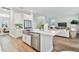 Modern kitchen with stainless steel appliances and island at 3024 W Cass St, Tampa, FL 33609