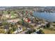 Wide aerial view, showcasing the home near golf course at 314 33Rd Ne Ave, St Petersburg, FL 33704
