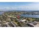 Aerial view showing home nestled in a waterfront community near golf course at 314 33Rd Ne Ave, St Petersburg, FL 33704
