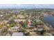 Aerial view showing home's location near water at 314 33Rd Ne Ave, St Petersburg, FL 33704