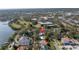 Wide aerial view showing home and its surroundings at 314 33Rd Ne Ave, St Petersburg, FL 33704