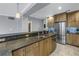 Kitchen with breakfast bar and stainless steel appliances at 314 33Rd Ne Ave, St Petersburg, FL 33704