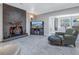 Bright living room with hardwood floors and fireplace at 314 33Rd Ne Ave, St Petersburg, FL 33704