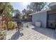 Spacious patio with pavers adjacent to the pool, providing an outdoor entertaining area at 314 33Rd Ne Ave, St Petersburg, FL 33704