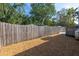 Fenced side yard with wood privacy fence at 314 33Rd Ne Ave, St Petersburg, FL 33704