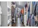 Large walk-in closet with custom shelving and ample storage at 314 33Rd Ne Ave, St Petersburg, FL 33704