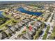 Aerial view showcasing home and surrounding area at 335 Siena Vista Pl, Sun City Center, FL 33573