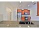 Spacious kitchen with stainless steel appliances and granite countertops at 335 Siena Vista Pl, Sun City Center, FL 33573