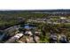 Aerial view of neighborhood with waterway access and lush landscaping at 346 80Th Ne Ave, St Petersburg, FL 33702