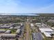 Aerial view of community near bay and roads at 3824 37Th S St # 67, St Petersburg, FL 33711