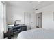 Bright bedroom with a desk and built-in closet at 3824 37Th S St # 67, St Petersburg, FL 33711