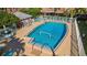 Refreshing community pool with plenty of seating at 3824 37Th S St # 67, St Petersburg, FL 33711