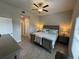 Spacious bedroom with king-size bed and ensuite bathroom at 493 Omen St, Punta Gorda, FL 33982