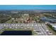 Aerial view showing a house's location within a residential community at 5322 Fiddle Fig Ave, Wimauma, FL 33598