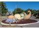 Large cornucopia sculpture adds unique curb appeal at 5623 80Th N St # 505, St Petersburg, FL 33709