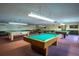 Community game room boasts multiple billiard tables at 5623 80Th N St # 505, St Petersburg, FL 33709