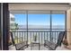 Balcony with outdoor seating showcasing the beautiful waterfront views at 5633 Puerta Del Sol S Blvd # 306, St Petersburg, FL 33715