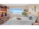 Calming main bedroom filled with natural light and spectacular water views at 5633 Puerta Del Sol S Blvd # 306, St Petersburg, FL 33715