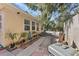 Cozy backyard patio with seating area and grill at 931 And 925 Florida Ave, Palm Harbor, FL 34683