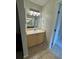 Bathroom with a vanity, mirror, and neutral decor at 107 S Obrien St # 220, Tampa, FL 33609