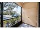 View of a screened patio providing a relaxed outdoor space at 113 Lindsay Ln # 23, Oldsmar, FL 34677