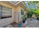 Exterior view of a home's facade with neutral colored walls at 1276 Bermuda St, Clearwater, FL 33755