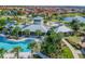 Community pool with adjacent clubhouse at 13355 Waterleaf Garden Cir, Riverview, FL 33579