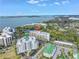 High angle shot of community condos in desirable location overlooking the water at 220 Belleview Blvd # 108, Belleair, FL 33756