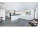 Modern kitchen with stainless steel appliances and white cabinetry at 2835 Freemont S Ter, St Petersburg, FL 33712