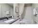 Clean bathroom with a shower/tub combo at 31277 Midnight Sun Way, Wesley Chapel, FL 33545