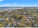 Aerial view showing the property's location in a quiet residential neighborhood at 345 Dr Ml King Jr N St, Safety Harbor, FL 34695