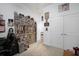 Office with built-in bookcase and extensive book collection at 4927 Rolling Green Dr, Wesley Chapel, FL 33543