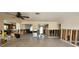 Damage living room undergoing renovations at 5253 Dover Ne St, St Petersburg, FL 33703