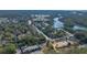 Aerial view showing home's location on canal with access to Weeki Wachee and the Gulf of Mexico at 6119 Beacon Point Dr, Weeki Wachee, FL 34607