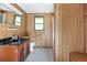 Functional bathroom featuring a vanity, toilet, and walk-in shower at 1007 Lakewood Dr, Brandon, FL 33510