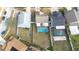 Aerial view of homes with pools in neighborhood at 12705 Bramfield Dr, Riverview, FL 33579