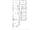 Detailed floorplan showcasing the layout of the home, including the bedrooms, bathrooms, and living spaces at 14607 Turning Leaf Ct, Tampa, FL 33626