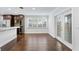 Dining area with hardwood floors and access to the kitchen at 156 29Th N Ave, St Petersburg, FL 33704