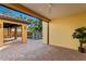 Covered patio area with access to the pool area at 156 29Th N Ave, St Petersburg, FL 33704