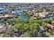 Bird's eye view of waterfront homes and canals at 4346 Marine Pkwy, New Port Richey, FL 34652