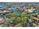 Aerial showing home's location in a waterfront community at 4346 Marine Pkwy, New Port Richey, FL 34652