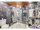 Modern bathroom with large glass shower at 4408 W Minnehaha St, Tampa, FL 33614