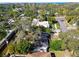 Beautiful aerial view showcasing the property, the surrounding neighborhood, and nearby waterways at 4532 W Beachway Dr, Tampa, FL 33609