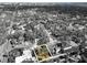 An aerial view of a vacant lot ready for new construction in a neighborhood at 4532 W Beachway Dr, Tampa, FL 33609