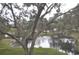 Relaxing pond view from screened enclosure at 5265 E Bay Dr # 323, Clearwater, FL 33764