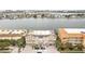 Aerial view of the property showcasing its prime waterfront location and proximity to the city at 684 Bayway Blvd, Clearwater, FL 33767