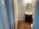 Clean bathroom with vanity, toilet and shower at 8004 N 11Th St, Tampa, FL 33604