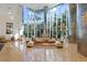 Grand lobby with marble floors, soaring ceilings, elegant seating, and a modern design at 145 2Nd S Ave # 523, St Petersburg, FL 33701