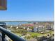 Balcony view features a waterfront panorama, offering stunning views of the bay at 1540 Gulf Blvd # 1705, Clearwater, FL 33767