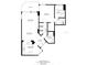 Detailed floor plan showcasing the layout of the living spaces, bedrooms, and bathrooms at 1540 Gulf Blvd # 1705, Clearwater, FL 33767